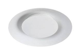 FOSKAL - Plafonnière - Ø 34,5 cm - LED - 1x12W 2700K - Wit