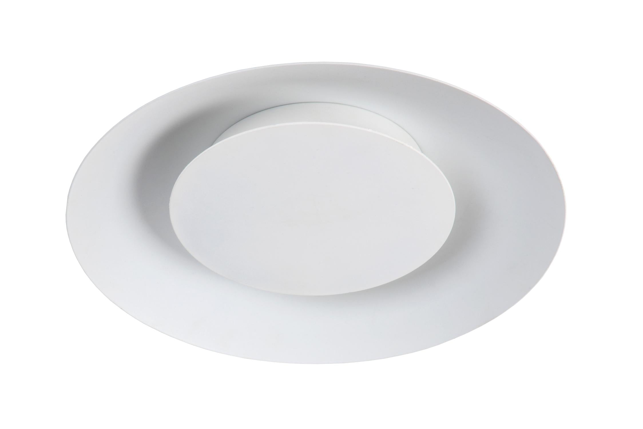 FOSKAL - Plafonnière - Ø 34,5 cm - LED - 1x12W 2700K - Wit