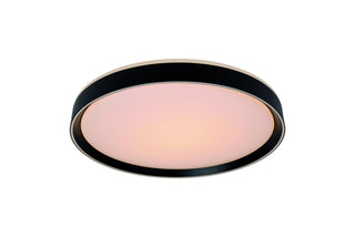 NURIA - Plafonnière - Ø 30 cm - LED 3 StepDim - 1x18W 2700K - Zwart
