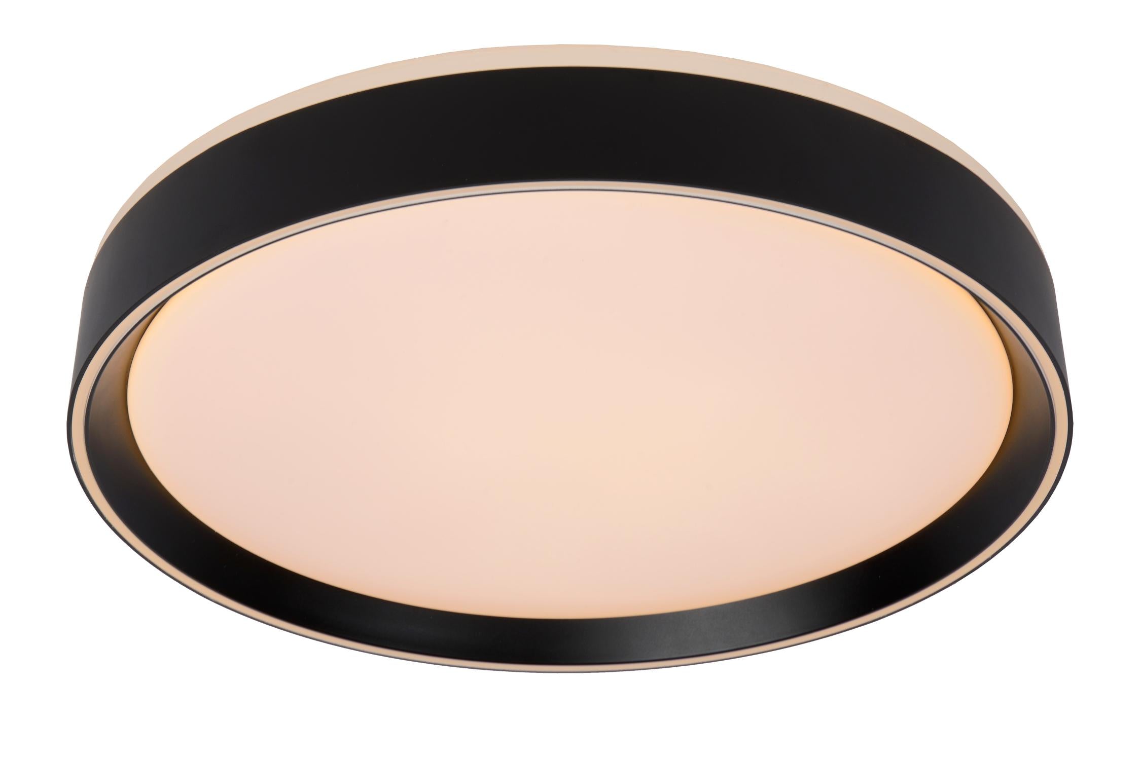 NURIA - Plafonnière - Ø 40 cm - LED 3 StepDim - 1x24W 2700K - Zwart
