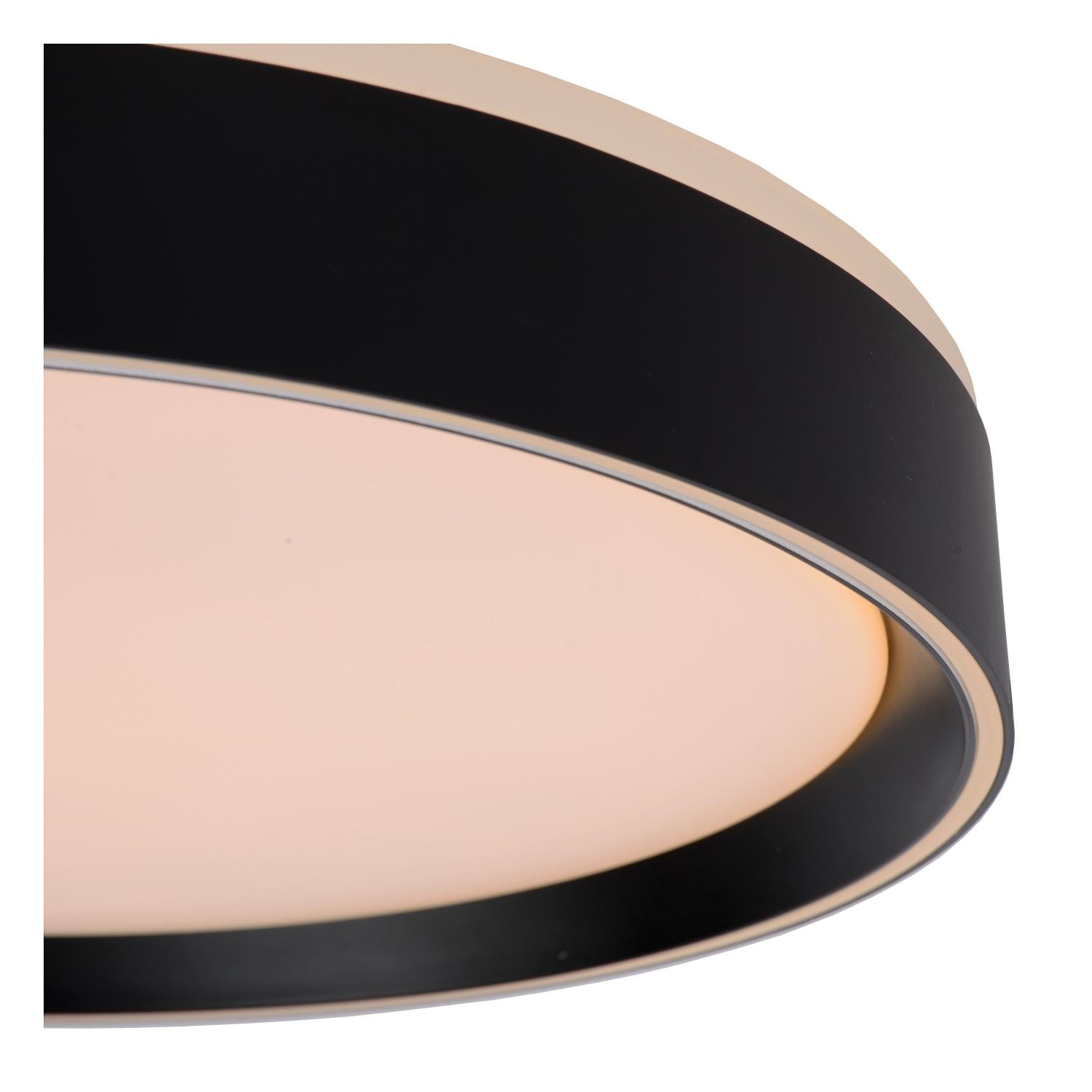NURIA - Plafonnière - Ø 40 cm - LED 3 StepDim - 1x24W 2700K - Zwart