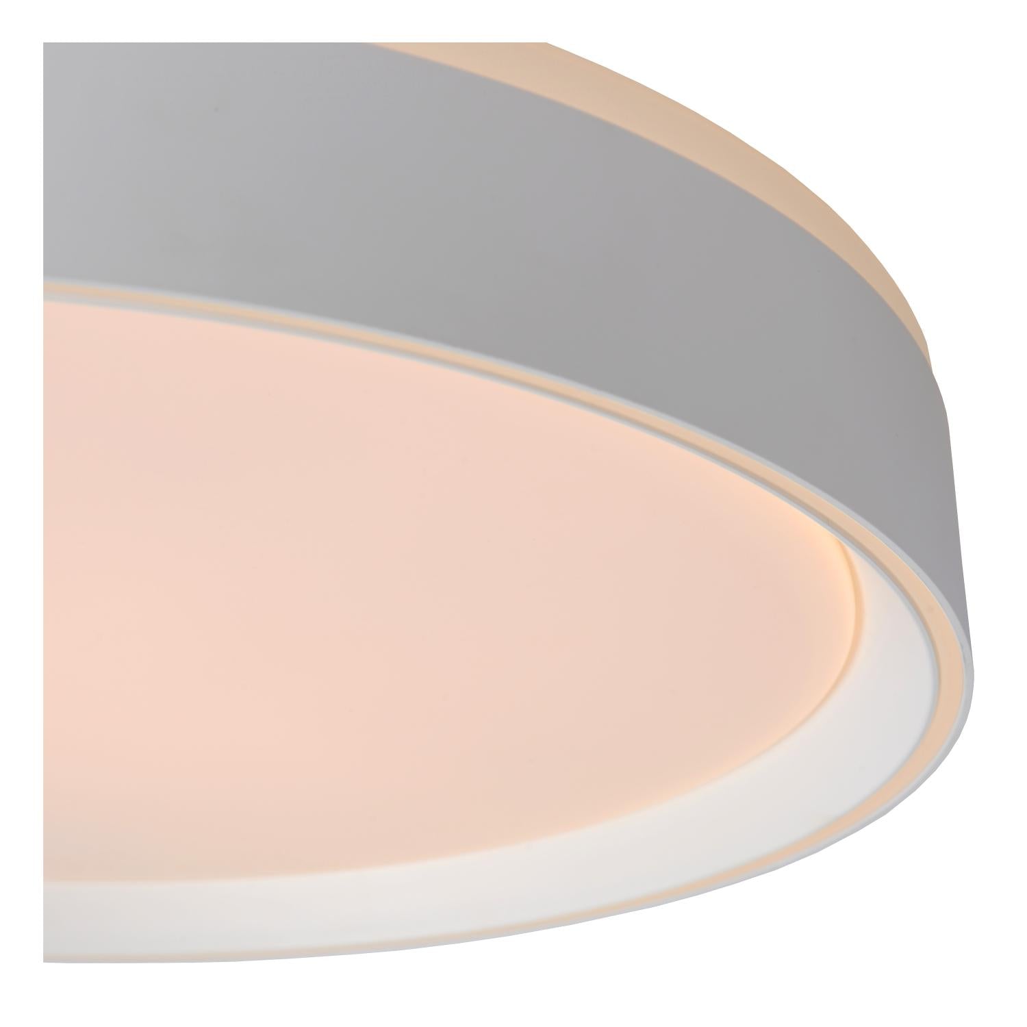 NURIA - Plafonnière - Ø 40 cm - LED 3 StepDim - 1x24W 2700K - Wit
