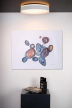 NURIA - Plafonnière - Ø 40 cm - LED 3 StepDim - 1x24W 2700K - Wit