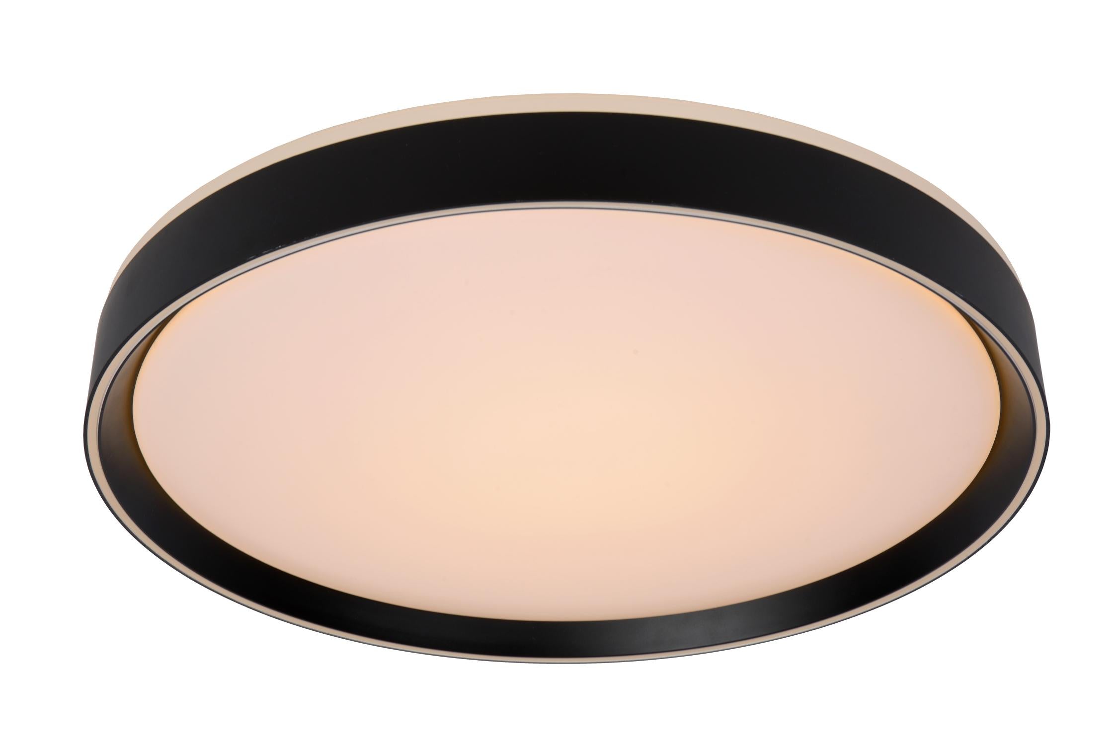 NURIA - Plafonnière - Ø 50 cm - LED 3 StepDim - 1x36W 2700K - Zwart