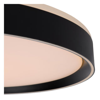 NURIA - Plafonnière - Ø 50 cm - LED 3 StepDim - 1x36W 2700K - Zwart