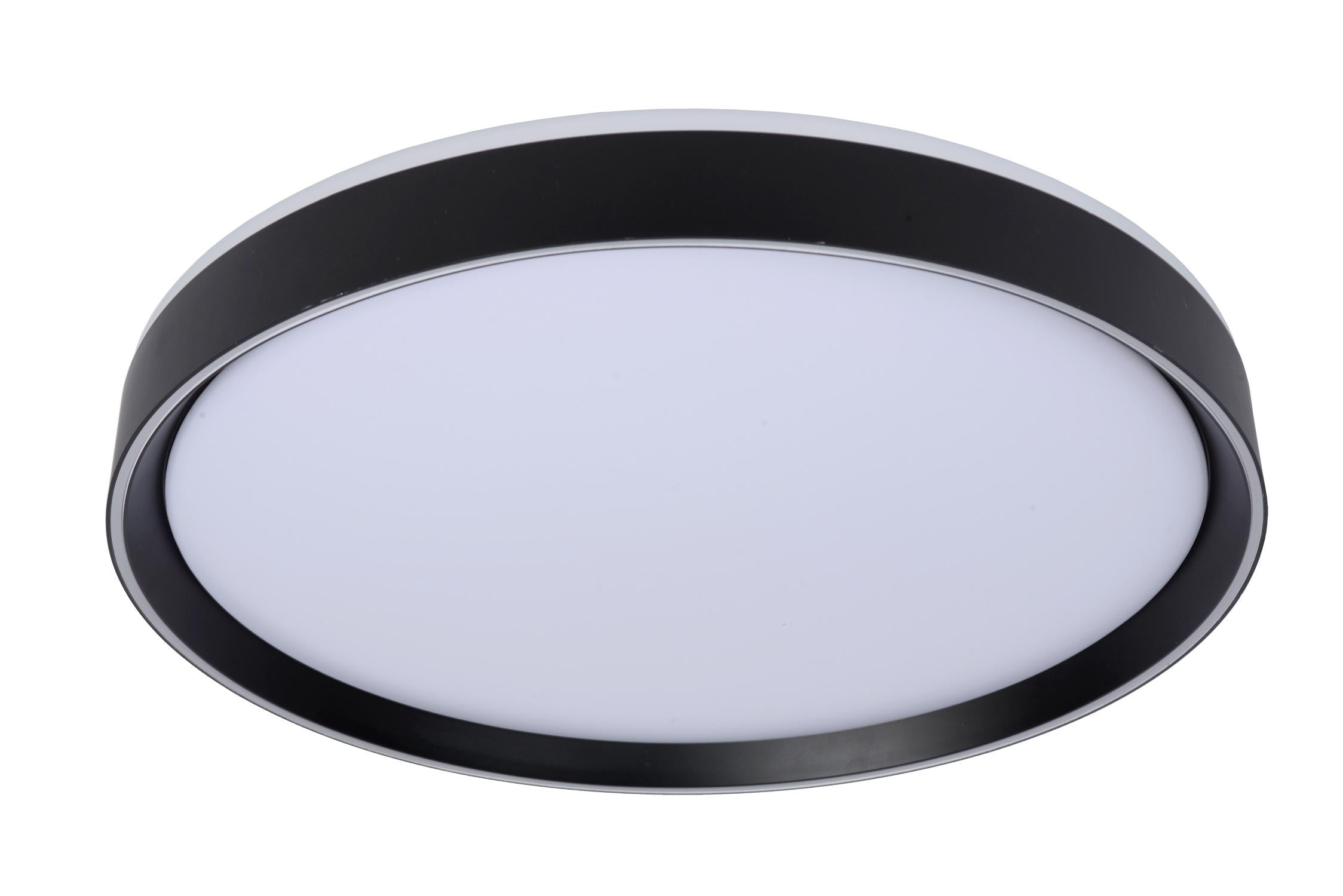 NURIA - Plafonnière - Ø 50 cm - LED 3 StepDim - 1x36W 2700K - Zwart