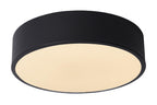 UNAR - Plafonnière - Ø 20 cm - LED 3 StepDim - 1x12W 2700K - Zwart