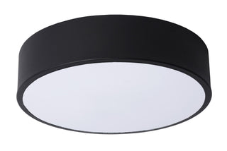 UNAR - Plafonnière - Ø 20 cm - LED 3 StepDim - 1x12W 2700K - Zwart