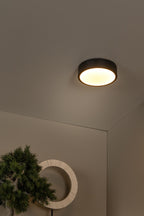 UNAR - Plafonnière - Ø 20 cm - LED 3 StepDim - 1x12W 2700K - Zwart