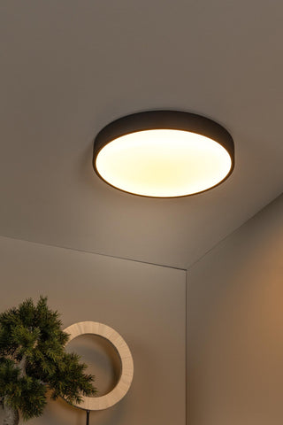 UNAR - Plafonnière - Ø 39,5 cm - LED 3 StepDim - 1x24W 2700K - Zwart