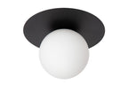 TRICIA - Plafonnier - Ø 25 cm - 1xE27 - Noir