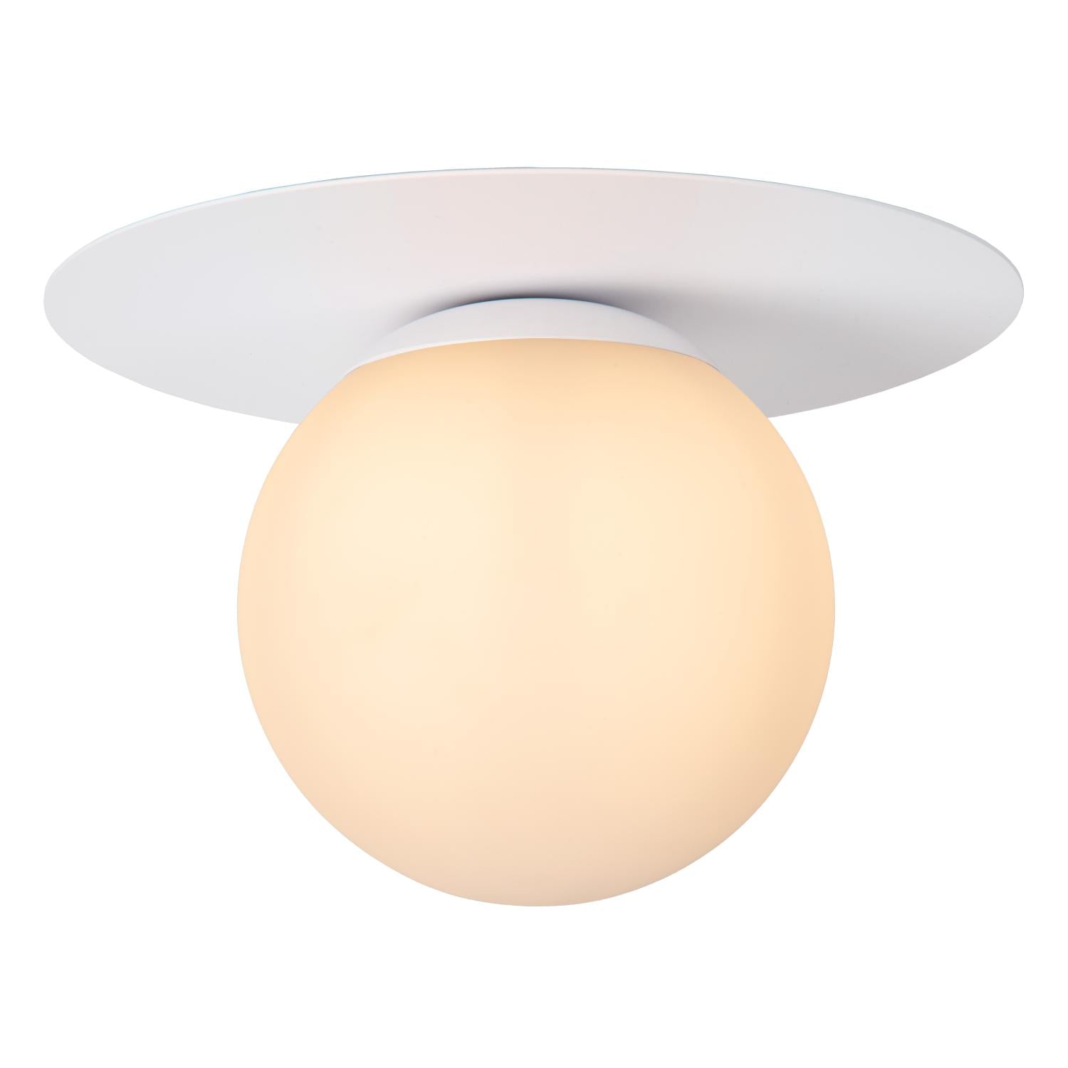 TRICIA - Plafonnier - Ø 25 cm - 1xE27 - Blanc
