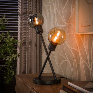 Table lamp Sfera Tricolore artic black - 2-light, 53 cm high