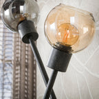 Table lamp Sfera Tricolore artic black - 2-light, 53 cm high