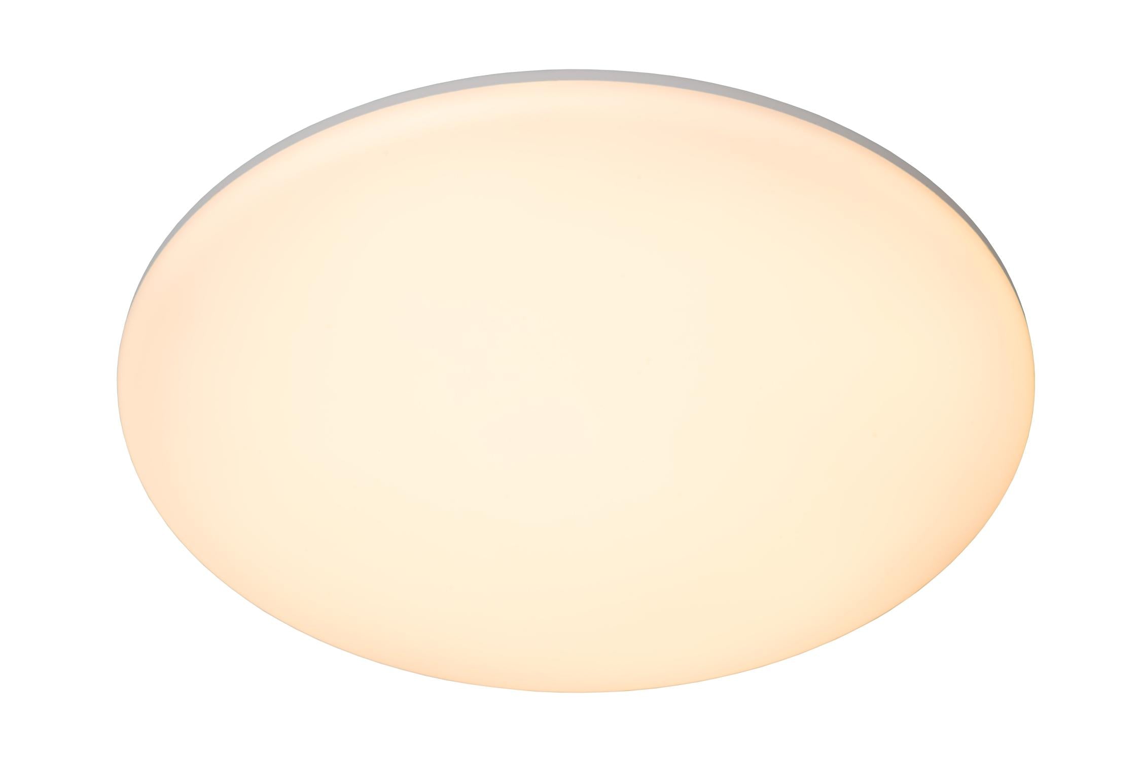 OLSON - Plafonnière Badkamer - Ø 35 cm - LED - CCT - 1x36W 3000K/6500K - IP44 - Opaal