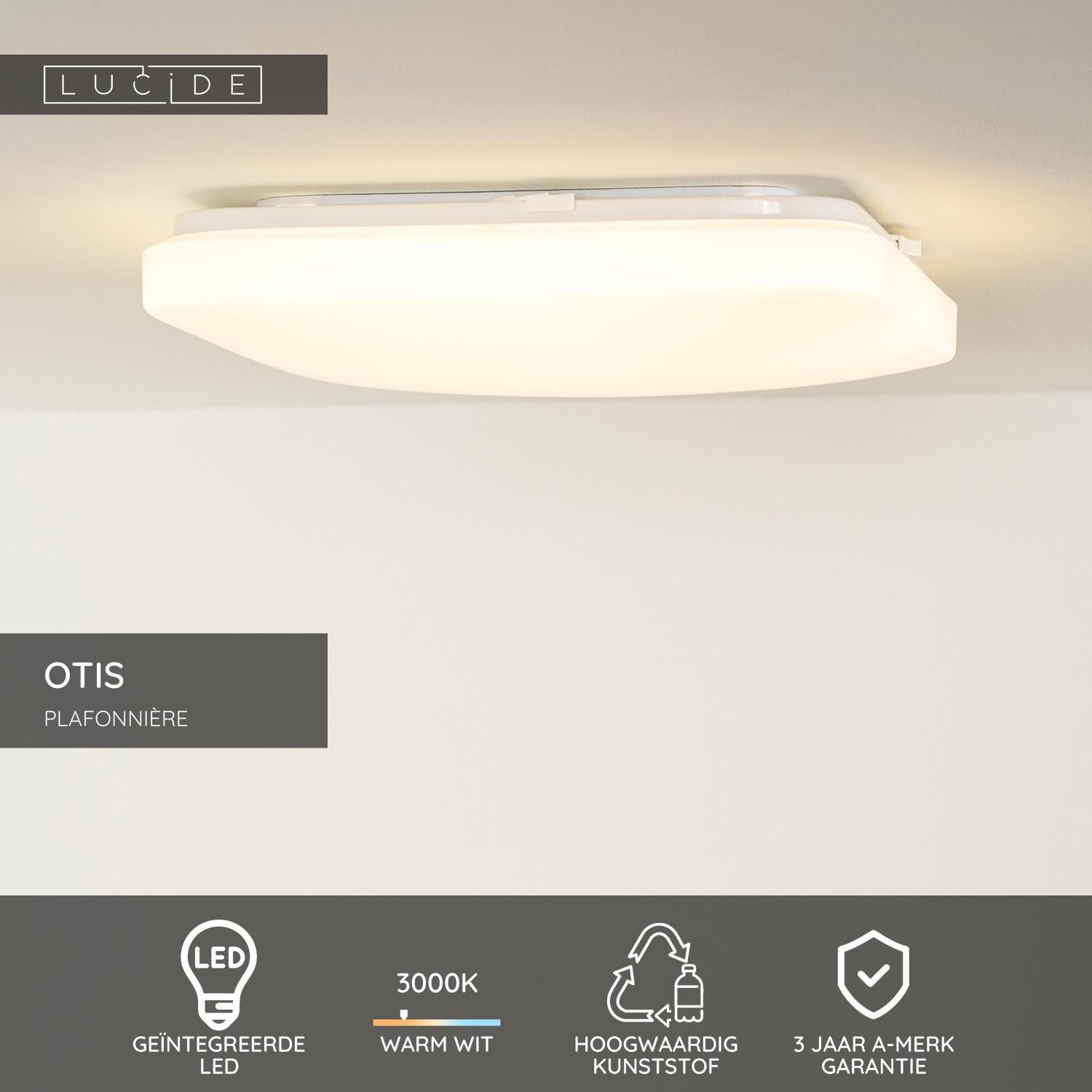 OTIS - Plafonnier - LED - 1x32W 3000K - Opale