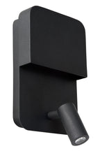 BOXER - Bedlamp / Wandlamp - LED - 3000K - Met USB oplaadpunt - Zwart