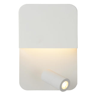 BOXER - Lampe de chevet / Applique murale - LED - 3000K - Avec port de charge USB - Blanc