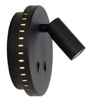 BENTJER - Bedlamp / Wandlamp - Ø 14 cm - LED - 3000K - Zwart