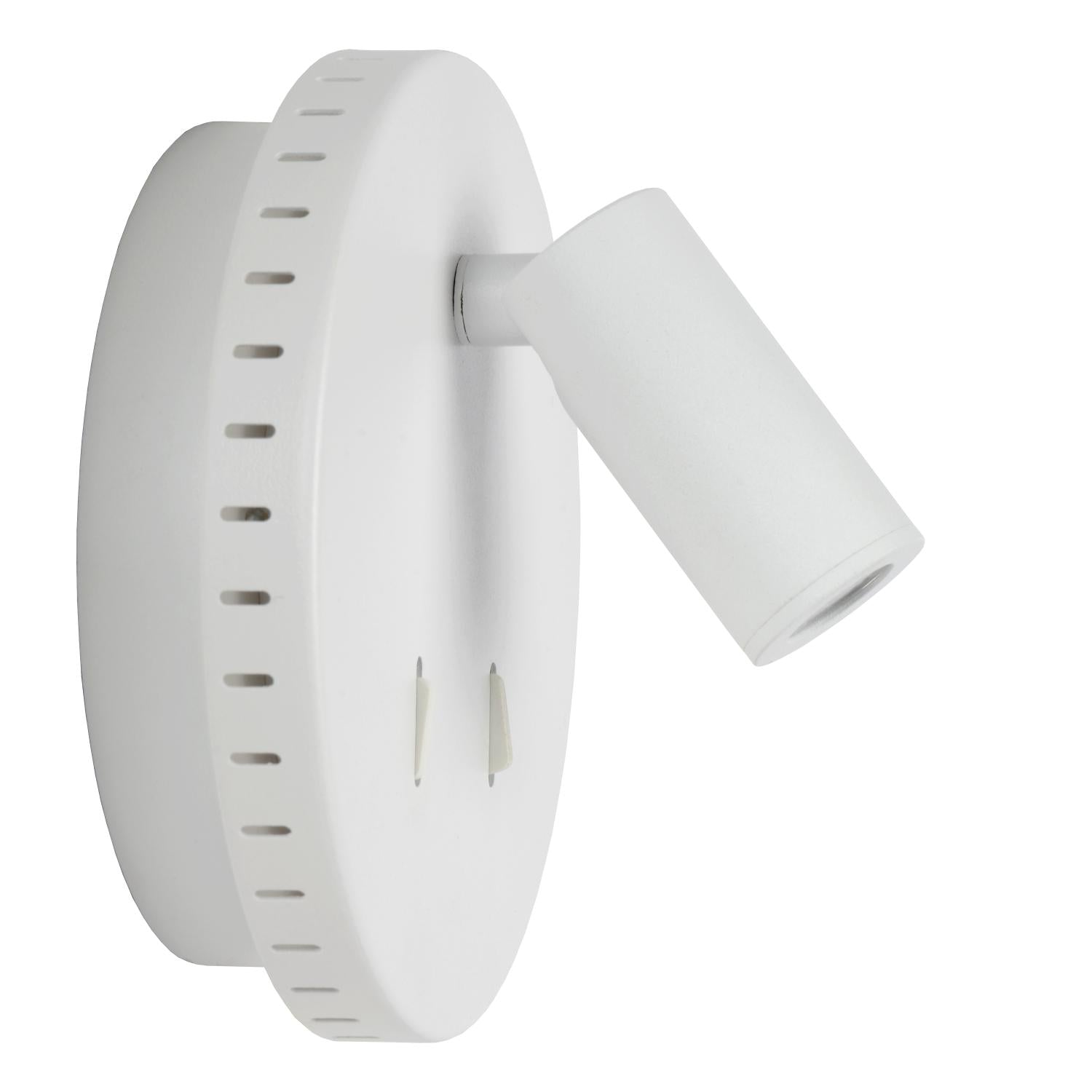 BENTJER - Bedlamp / Wandlamp - Ø 14 cm - LED - 3000K - Wit