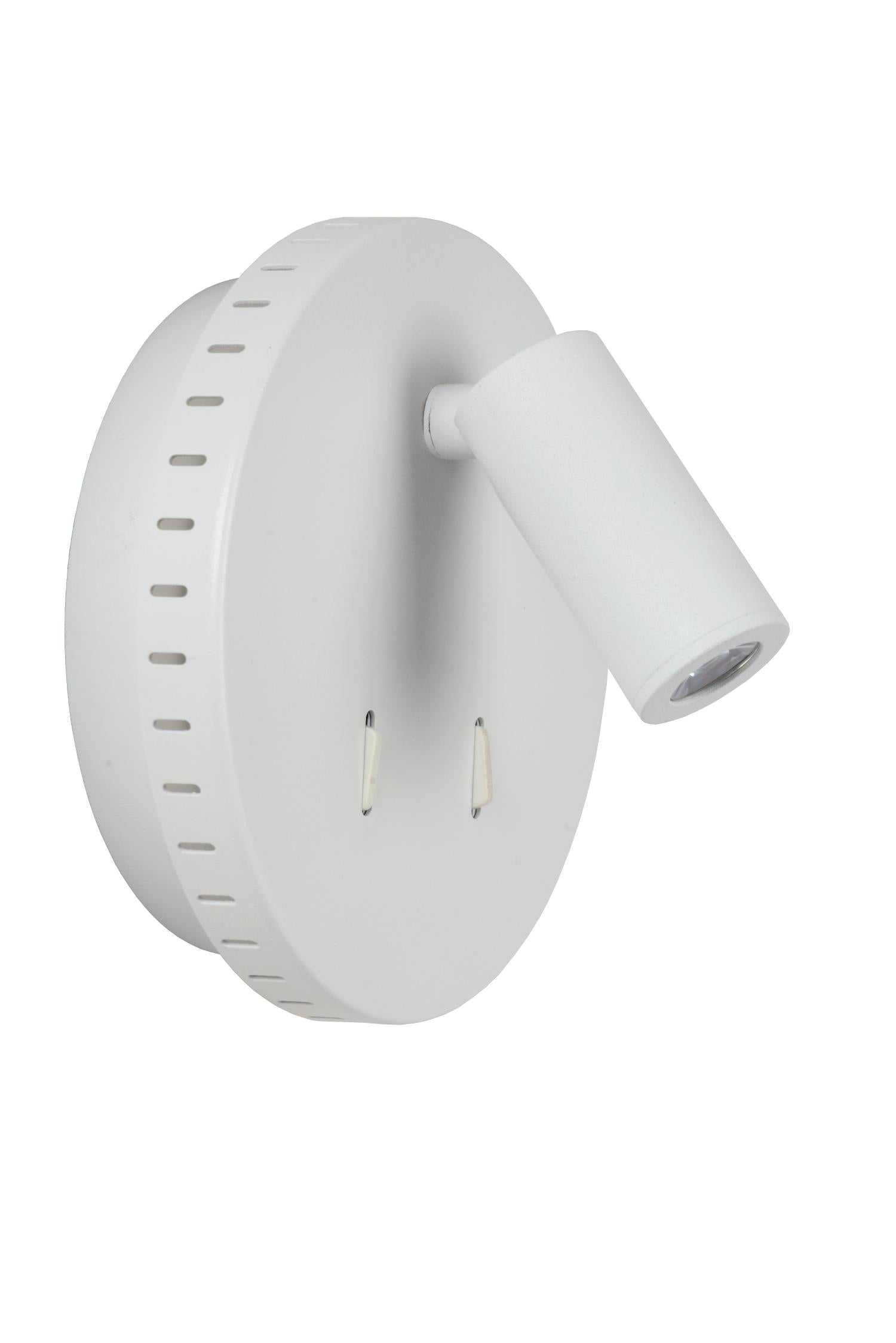 BENTJER - Bedlamp / Wandlamp - Ø 14 cm - LED - 3000K - Wit