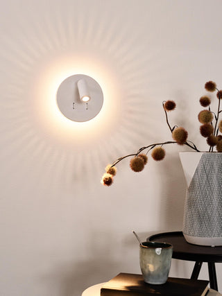 BENTJER - Bedlamp / Wandlamp - Ø 14 cm - LED - 3000K - Wit