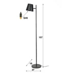 Floor lamp Flex anthracite - 1-light, 157 cm high