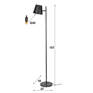 Floor lamp Flex anthracite - 1-light, 157 cm high