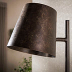 Vloerlamp Flex urban bruin - 1-lichts, 157 cm hoog