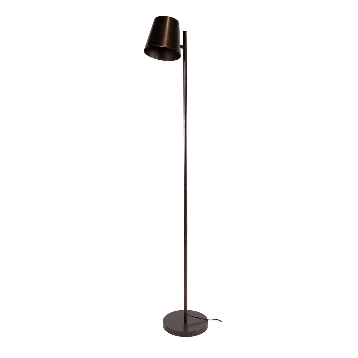 Vloerlamp Flex urban bruin - 1-lichts, 157 cm hoog