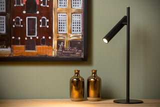 PHILON - Lampe de bureau - Ø 13 cm - LED Var. - 1x4,5W 3000K - Noir