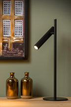 PHILON - Lampe de bureau - Ø 13 cm - LED Var. - 1x4,5W 3000K - Noir