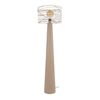 Lampadaire Curl beige - 1 lumière, hauteur 145 cm