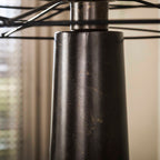 Lampadaire Curl brun urban - 1 lumière, hauteur 145 cm