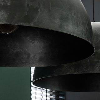 Suspension Dome anthracite - 2 lumières, diamètre 60 cm