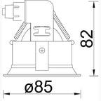 Djup Luminaire encastré