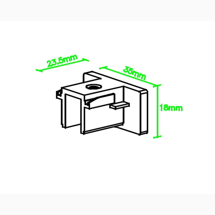 A-Track 1-Phase End cap