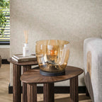 Lampadaire UP L verre ambré - 1 lumière, hauteur 27 cm