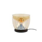 Lampadaire UP L verre ambré - 1 lumière, hauteur 27 cm