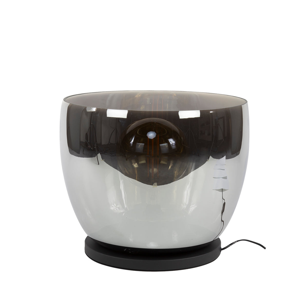 Vloerlamp UP XXL smoke grey glas - 1-lichts, 41 cm hoog