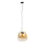 Pendant lamp Drift Glass XL amber glass - 1-light, diameter 48 cm