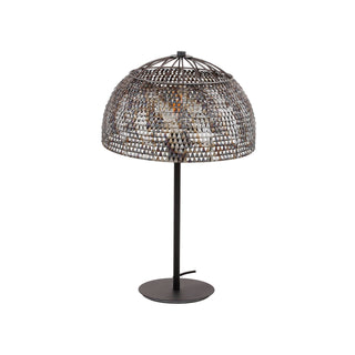 Tafellamp Armor Open zwart bruin - 1-lichts, 55 cm hoog