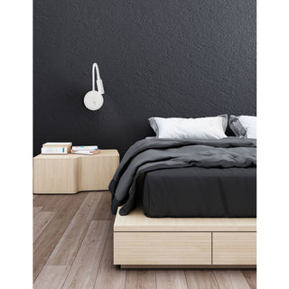 Applique Jaco lampe de chevet, blanc