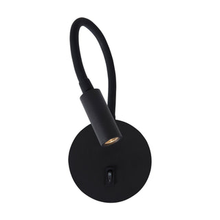 Wandlamp Jaco met schakelaar, zwart