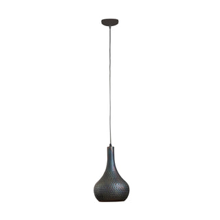 Suspension Punch Cone brun noir - 1 lumière, diamètre 25 cm