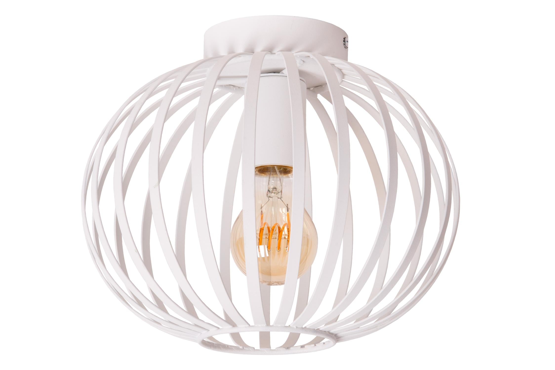 MANUELA - Plafonnier - Ø 25 cm - 1xE27 - Blanc