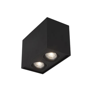 Plafonnier Rende 2L GU10, noir