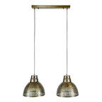 Pendant lamp Screen antique bronze - 2-light, 95 cm wide