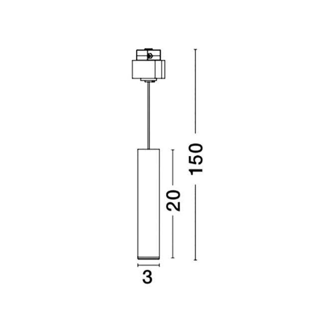 Railsysteem Jazz, zwart, 3000K