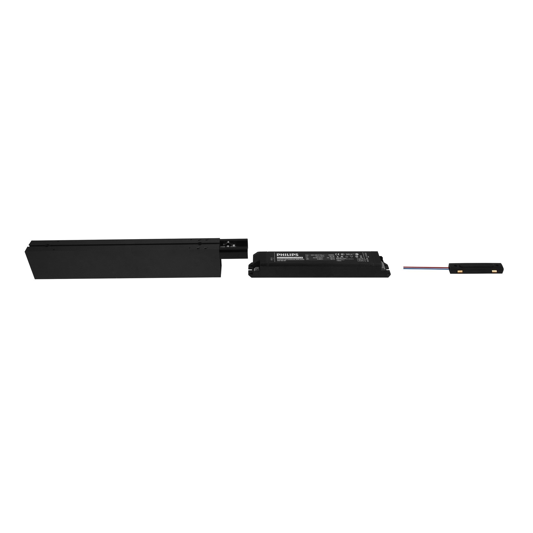 Railsysteem Box Feeder met driver, zwart